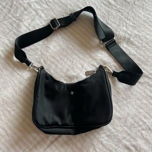 Princess Polly black purse with exchangeable straps